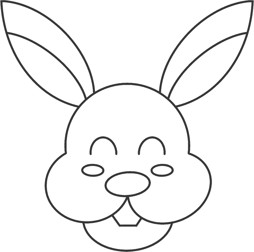final sketch-how to draw a bunny face