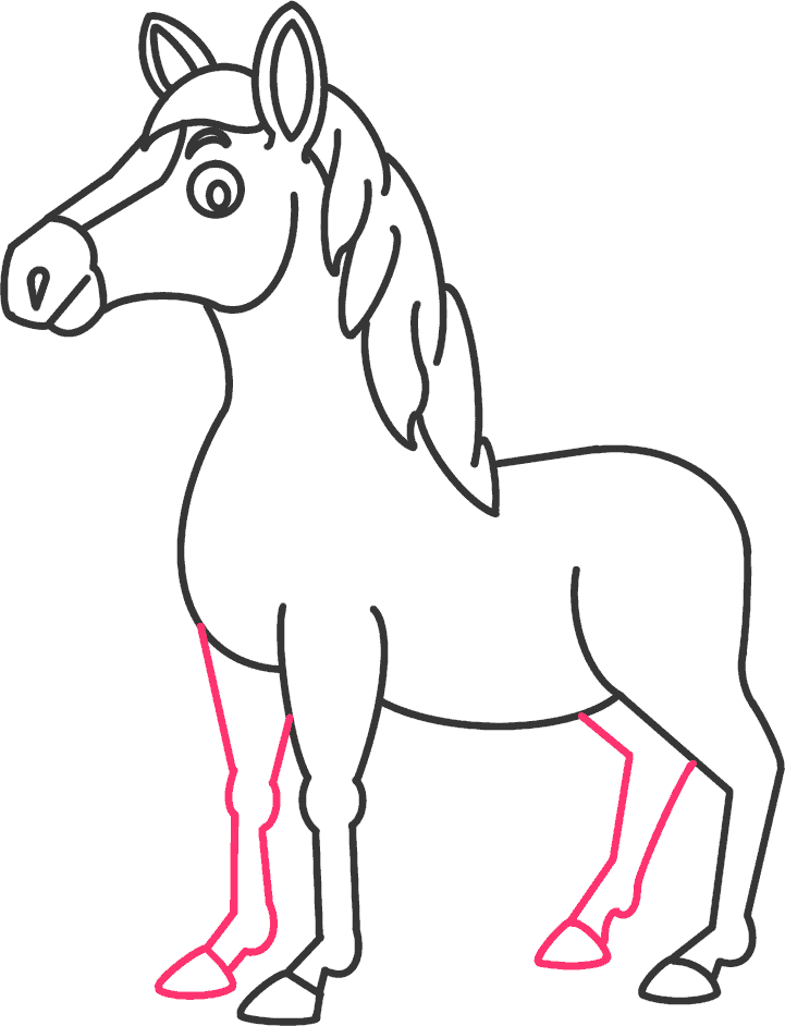 How To Draw A Pony In (11) Easy Steps For Kids