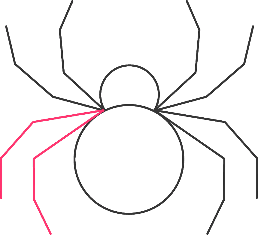 The Spider's right back legs