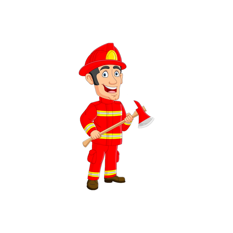 How To Draw A Firefighter In (24) Easy Steps For Kids