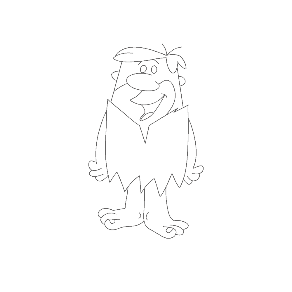 how-to-draw-barney-rubble-final-sketch