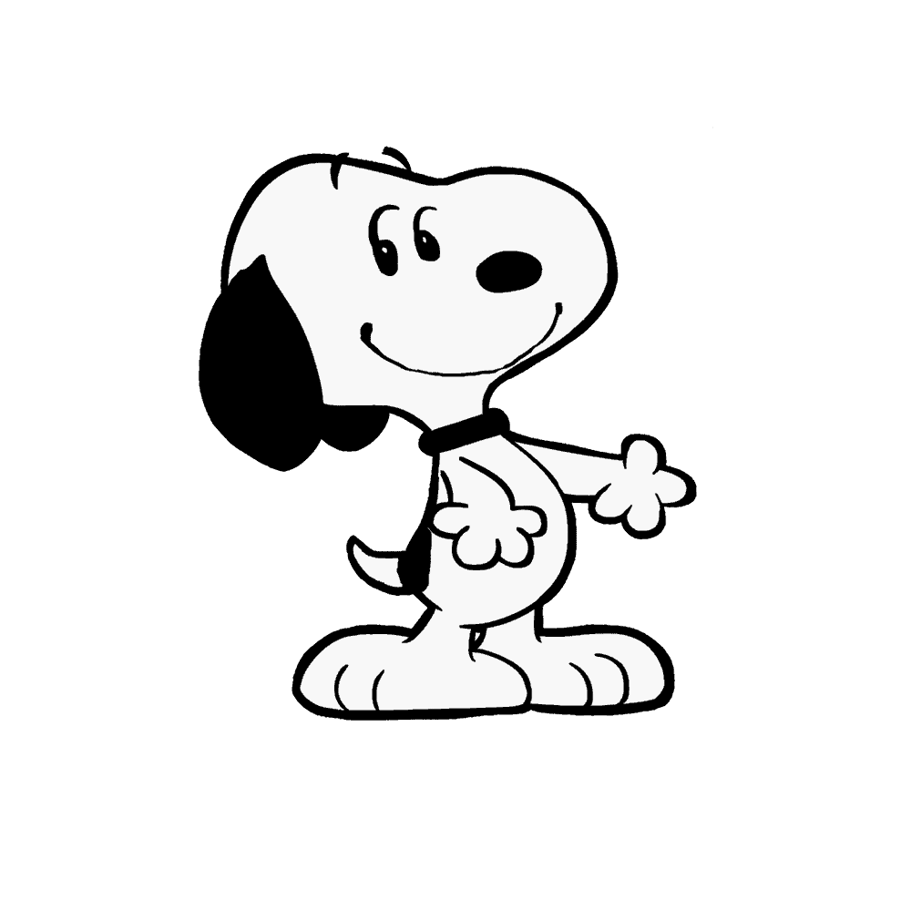 How To Draw Snoopy In (11) Easy Steps For Kids